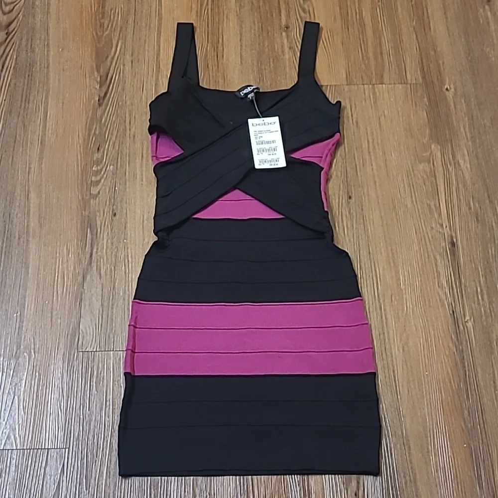 Bebe Black Knit Top - Picture 1 of 12